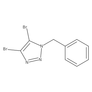 1-Benzyl-4,5-dibromo-1H-1,2,3-triazole Structure