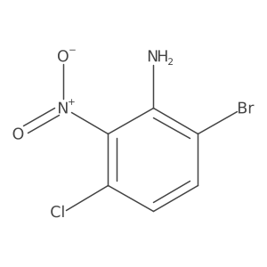 6-Bromo-3-chloro-2-nitroaniline Structure