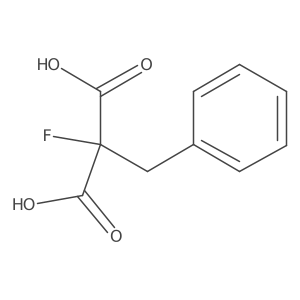 2-Benzyl-2-fluoropropanedioic acid结构式