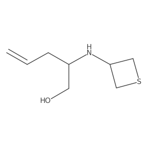 2-(Thietan-3-ylamino)pent-4-en-1-ol Structure