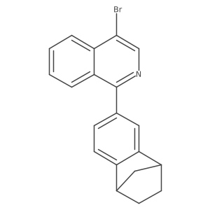4-Bromo-1-(1,2,3,4-tetrahydro-1,4-methanonaphthalen-6-yl)isoquinoline结构式