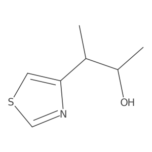 3-(1,3-Thiazol-4-yl)butan-2-ol结构式