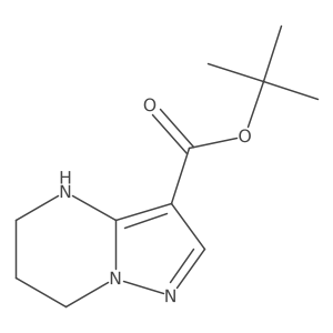 tert-butyl 4H,5H,6H,7H-pyrazolo[1,5-a]pyrimidine-3-carboxylate结构式