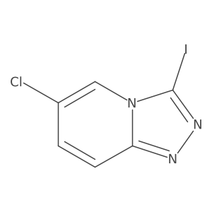 6-Chloro-3-iodo-[1,2,4]triazolo[4,3-a]pyridine Structure