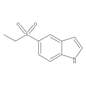 5-(ethylsulfonyl)-1H-indole结构式