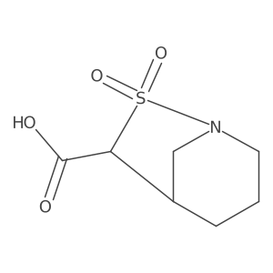 7-Thia-1-azabicyclo[3.2.1]octane-6-carboxylic acid 7,7-dioxide Structure