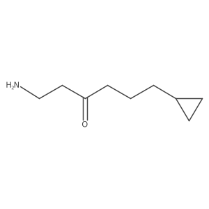 1-Amino-6-cyclopropylhexan-3-one Structure