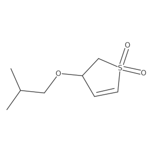 3-(2-Methylpropoxy)-2,3-dihydro-1lambda6-thiophene-1,1-dione Structure