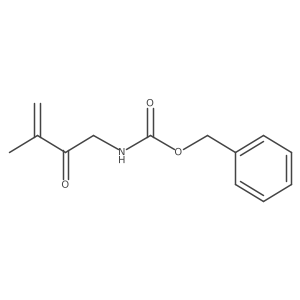 benzyl N-(3-methyl-2-oxobut-3-en-1-yl)carbamate结构式