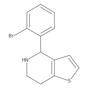 4-(2-bromophenyl)-4H,5H,6H,7H-thieno[3,2-c]pyridine Structure