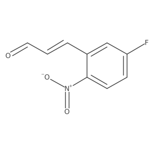 3-(5-Fluoro-2-nitrophenyl)prop-2-enal Structure