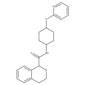 N-((1r,4r)-4-(pyrimidin-2-yloxy)cyclohexyl)isochroman-1-carboxamide Structure