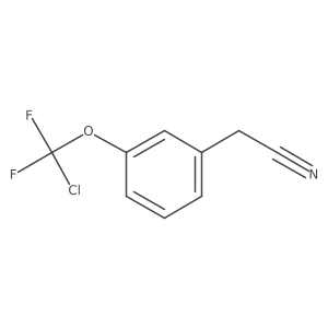 3-(Chlorodifluoromethoxy)-phenylacetonitrile结构式