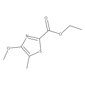 Ethyl 4-methoxy-5-methyl-1,3-thiazole-2-carboxylate结构式