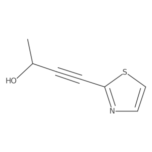 4-(1,3-Thiazol-2-yl)but-3-yn-2-ol结构式
