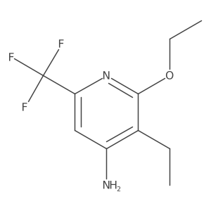 2-Ethoxy-3-ethyl-6-(trifluoromethyl)-4-pyridinamine Structure