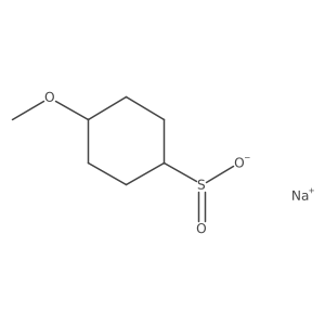 Sodium 4-methoxycyclohexane-1-sulfinate Structure