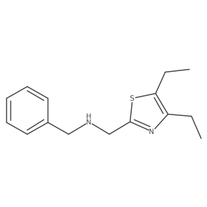Benzyl[(diethyl-1,3-thiazol-2-yl)methyl]amine结构式