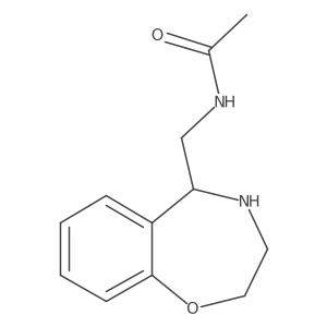 N-[(2,3,4,5-tetrahydro-1,4-benzoxazepin-5-yl)methyl]acetamide Structure