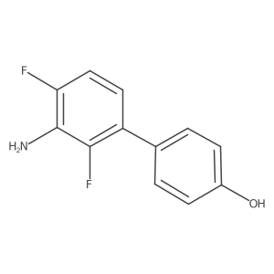 4-(3-Amino-2,4-difluorophenyl)phenol结构式