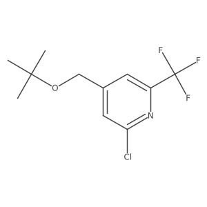 4-[(Tert-butoxy)methyl]-2-chloro-6-(trifluoromethyl)pyridine结构式