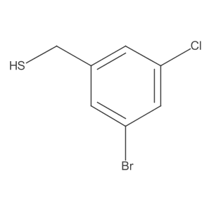 (3-Bromo-5-chlorophenyl)methanethiol结构式