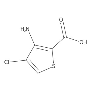 3-Amino-4-chlorothiophene-2-carboxylic acid结构式