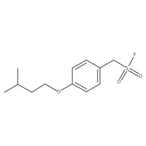[4-(3-Methylbutoxy)phenyl]methanesulfonyl fluoride结构式