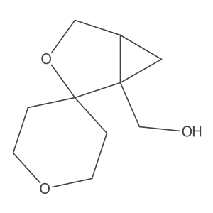 3-Oxaspiro[bicyclo[3.1.0]hexane-2,4'-oxane]-1-ylmethanol结构式