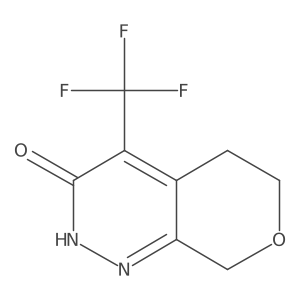 4-(trifluoromethyl)-2H,3H,5H,6H,8H-pyrano[3,4-c]pyridazin-3-one Structure