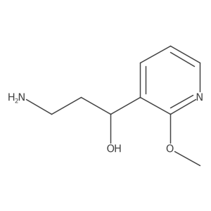 (1R)-3-amino-1-(2-methoxypyridin-3-yl)propan-1-ol Structure