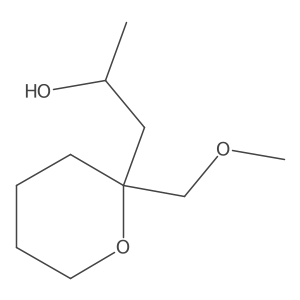 1-[2-(Methoxymethyl)oxan-2-yl]propan-2-ol Structure
