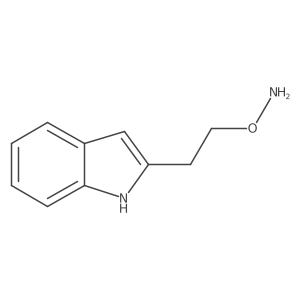 O-[2-(1H-indol-2-yl)ethyl]hydroxylamine结构式