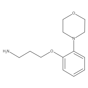 3-[2-(Morpholin-4-yl)phenoxy]propan-1-amine Structure