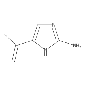 5-(prop-1-en-2-yl)-1H-imidazol-2-amine结构式