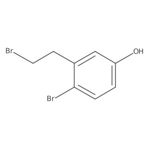 4-Bromo-3-(2-bromoethyl)phenol Structure