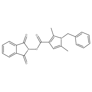 1,3-dioxo-2,3-dihydro-1H-isoindol-2-yl 1-benzyl-2,5-dimethyl-1H-pyrrole-3-carboxylate结构式