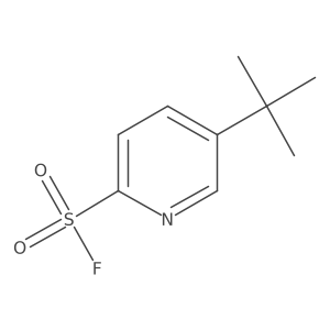 5-Tert-butylpyridine-2-sulfonyl fluoride结构式