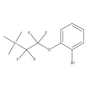 [2-(2-bromophenoxy)-1,1,2,2-tetrafluoro-ethyl]-trimethyl-silane结构式