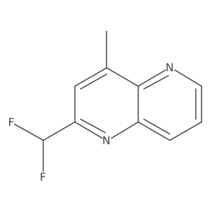 2-(Difluoromethyl)-4-methyl-1,5-naphthyridine Structure