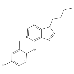 N-(4-bromo-2-methylphenyl)-9-(2-methoxyethyl)-9H-purin-6-amine Structure