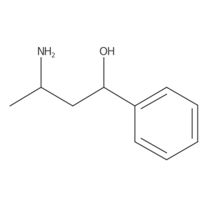 3-Amino-1-phenylbutan-1-ol Structure