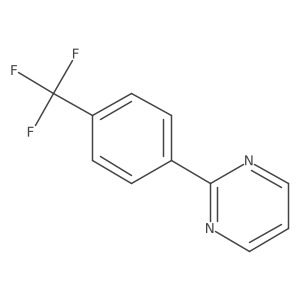 2-(4-(Trifluoromethyl)phenyl)pyrimidine Structure