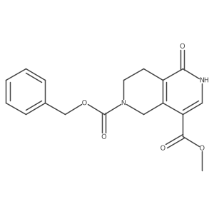 2-Benzyl 8-methyl 5-hydroxy-1,2,3,4-tetrahydro-2,6-naphthyridine-2,8-dicarboxylate结构式