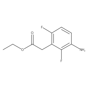 Ethyl 2-(3-amino-2,6-difluorophenyl)acetate Structure