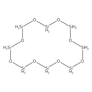 1,3,5,7,9,11,13,15-Octaoxa-2,4,6,8,10,12,14,16-octasilacyclohexadecane结构式