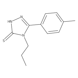 3-(4-methylphenyl)-4-propyl-1H-1,2,4-triazole-5-thione Structure