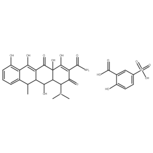 Doxycycline 5-sulfosalicylate Structure