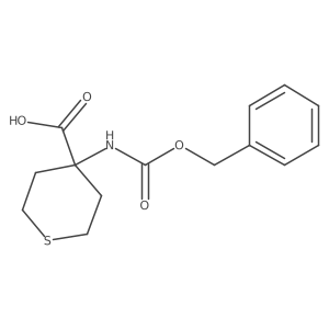 4-{[(Benzyloxy)carbonyl]amino}thiane-4-carboxylic acid Structure
