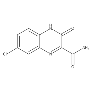 7-Chloro-3,4-dihydro-3-oxo-2-quinoxalinecarboxamide结构式
